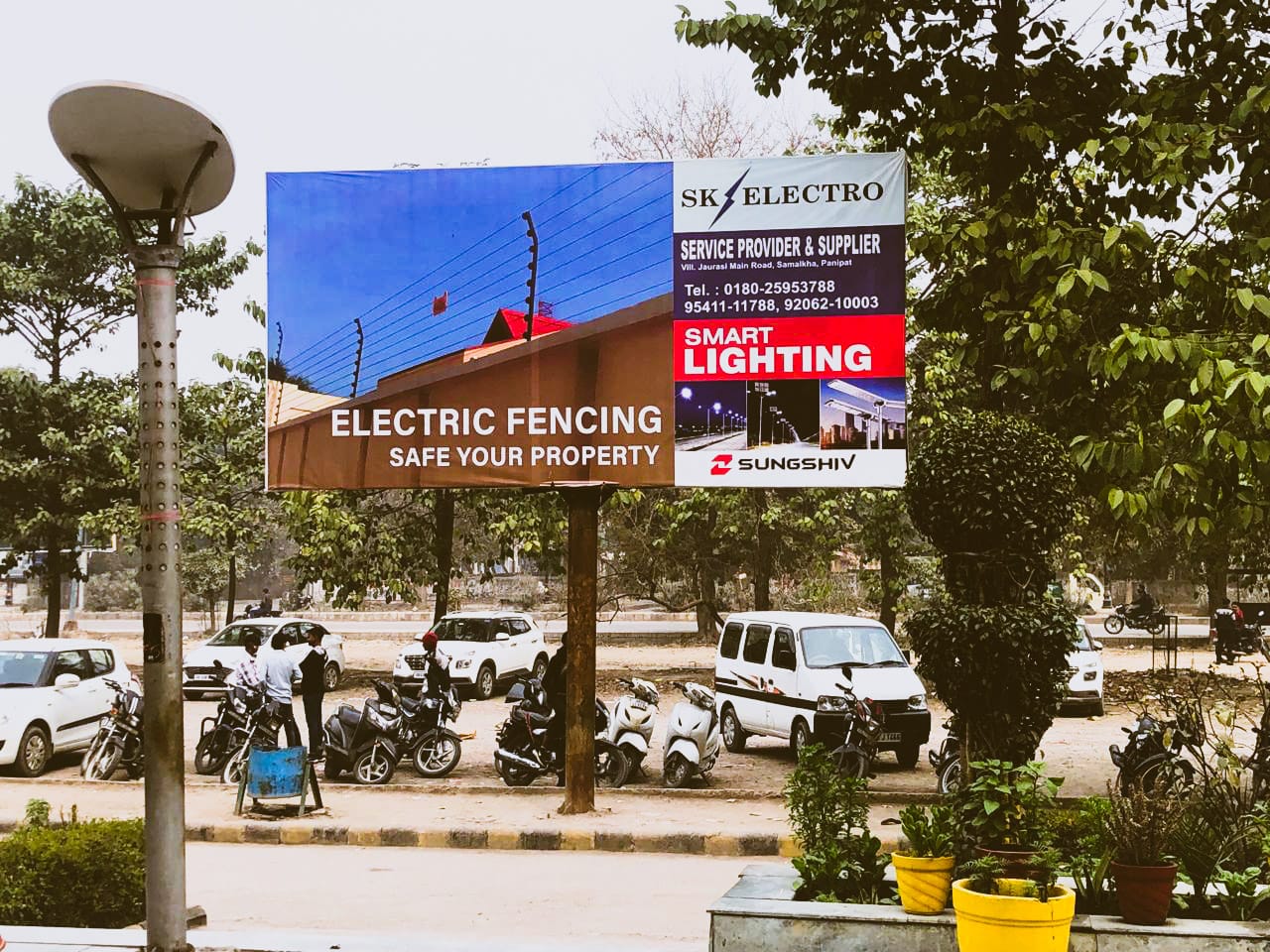 Solar LED Installation